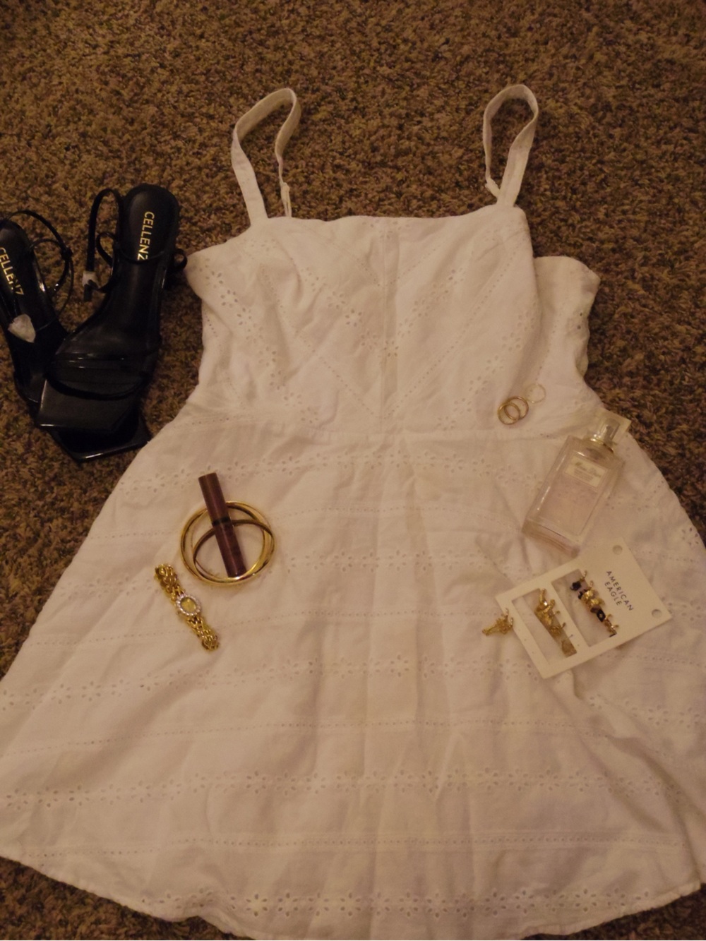 Women’s White Eyelet Summer dress